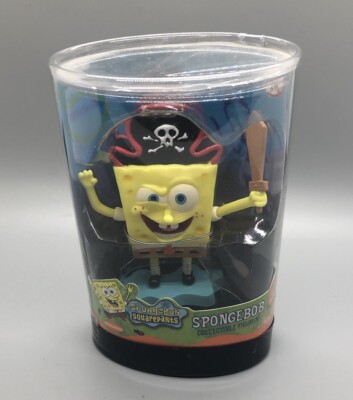 Vintage 2003 Spongebob Squarepants Pirate Figure Viacom Collector *BRAND NEW*