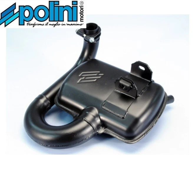 Polini 200.2018 Pot D’échappement Piaggio VESPA PX 125 2T ø63 - Photo 1/1