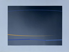 Cioni Carpi sérigraphie signée 1971 art abstrait art minimalisme abstract Italie