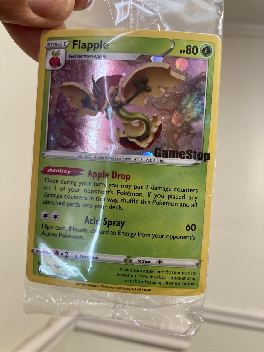 pokemon gamestop promo flapple Card Mint | eBay