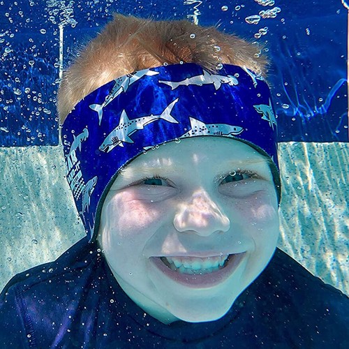 EAR BAND-IT ULTRA Swim Bath Surf Kids Adult Headband Earband Floating Ear Plugs - Picture 3 of 34