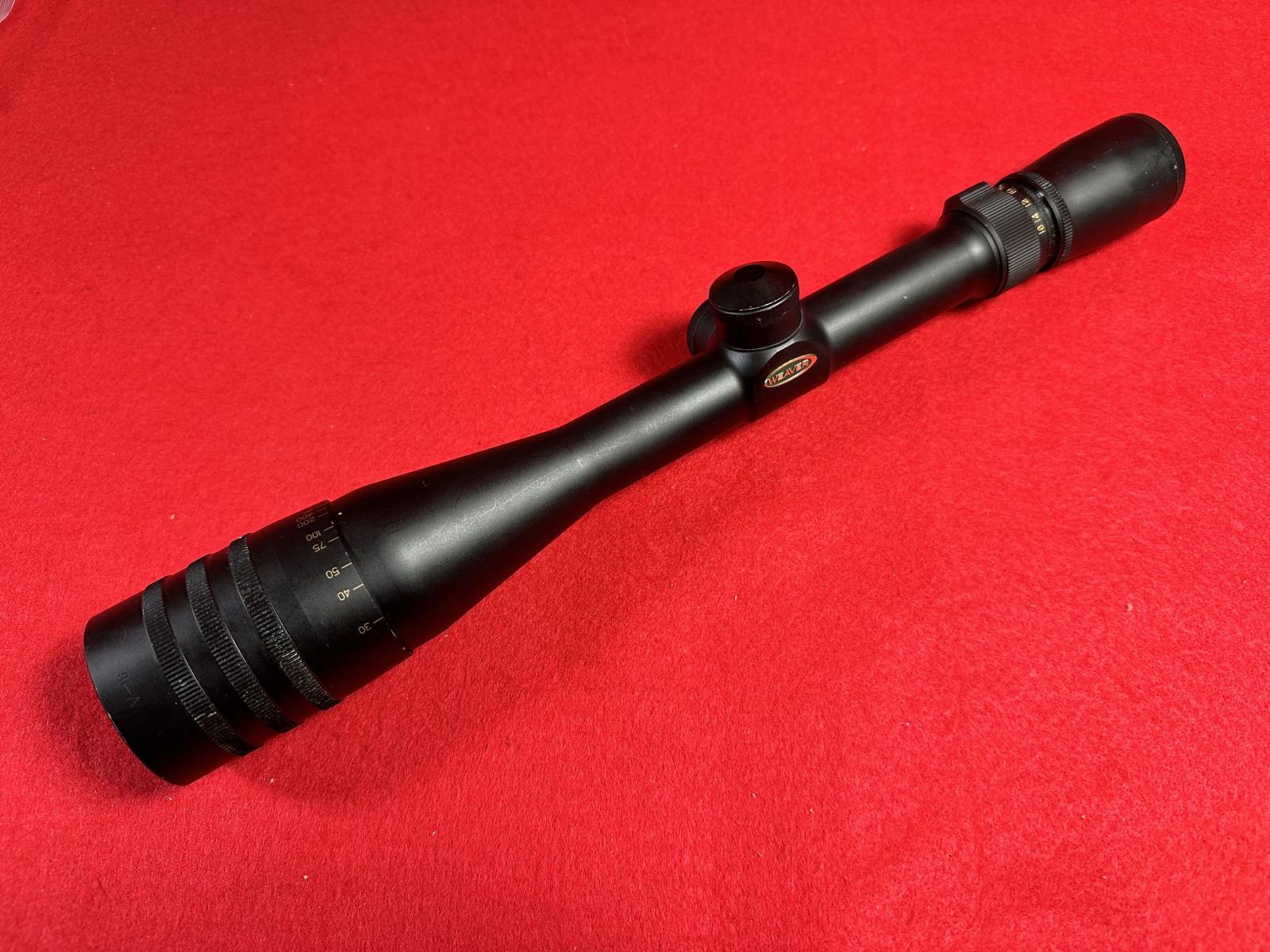 Weaver Classic V16 4x16x42mm 4x16 Rifle Scope, Japan Ballistic Plex