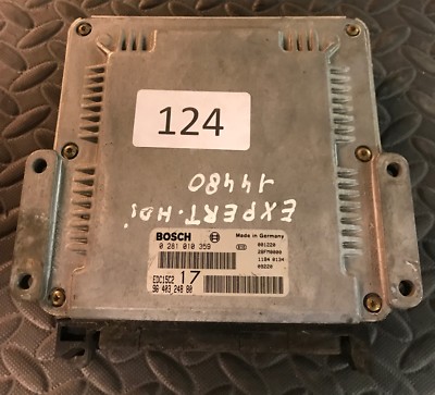 Calculateur Fiat Scudo 2.0 HDI EDC15C2 Bosch 0281010359 - Décodé, Immo-off, Prêt à Monter