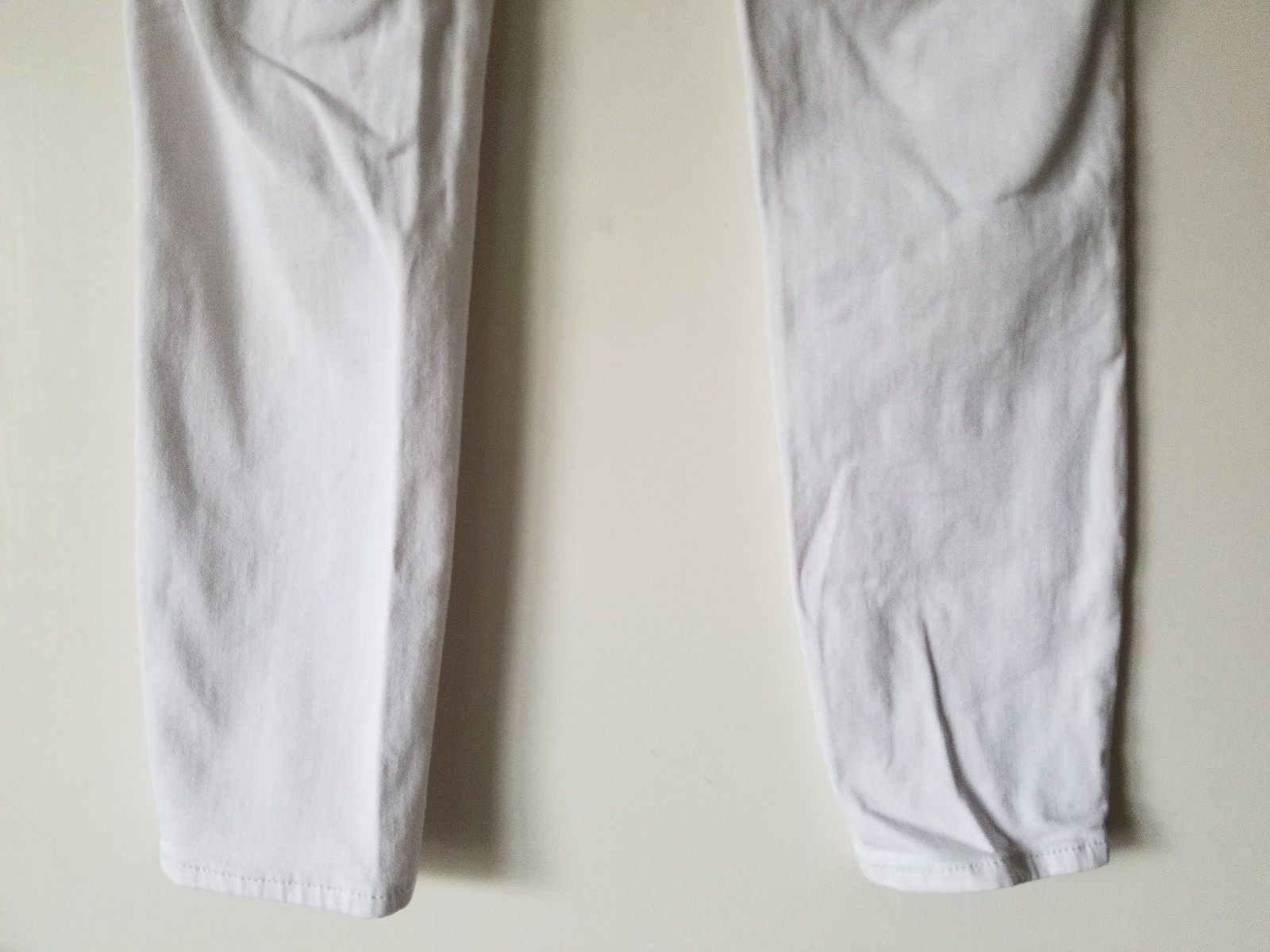 Old Navy The Rock Star Basic Solid White Button U… - image 8