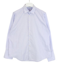 Suitsupply Slim Fit Formal Shirt Mens 3XL Spread Collar Buttons Pinstripe
