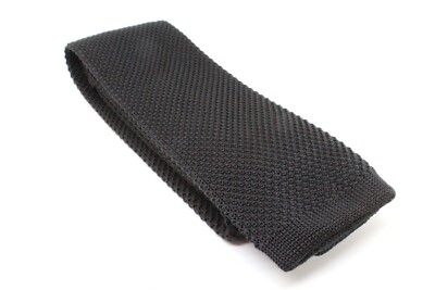 New Knit Knitted Tie Necktie Slim Skinny Narrow Square Woven 2.5in 30+ colors