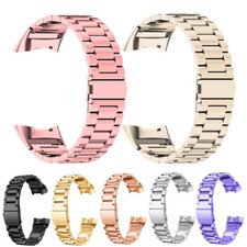 For Fitbit Charge6 5 Metal Stainless Steel Band Bracelet Replacement Watch Strap