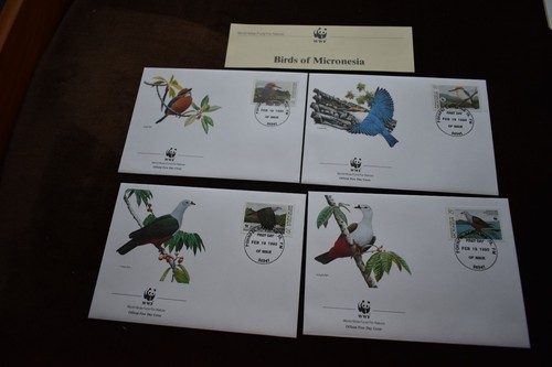 WWF World Wildlife Fund First Day Covers, Birds, Sealife, Polar Bears, Whales - Picture 4 of 18