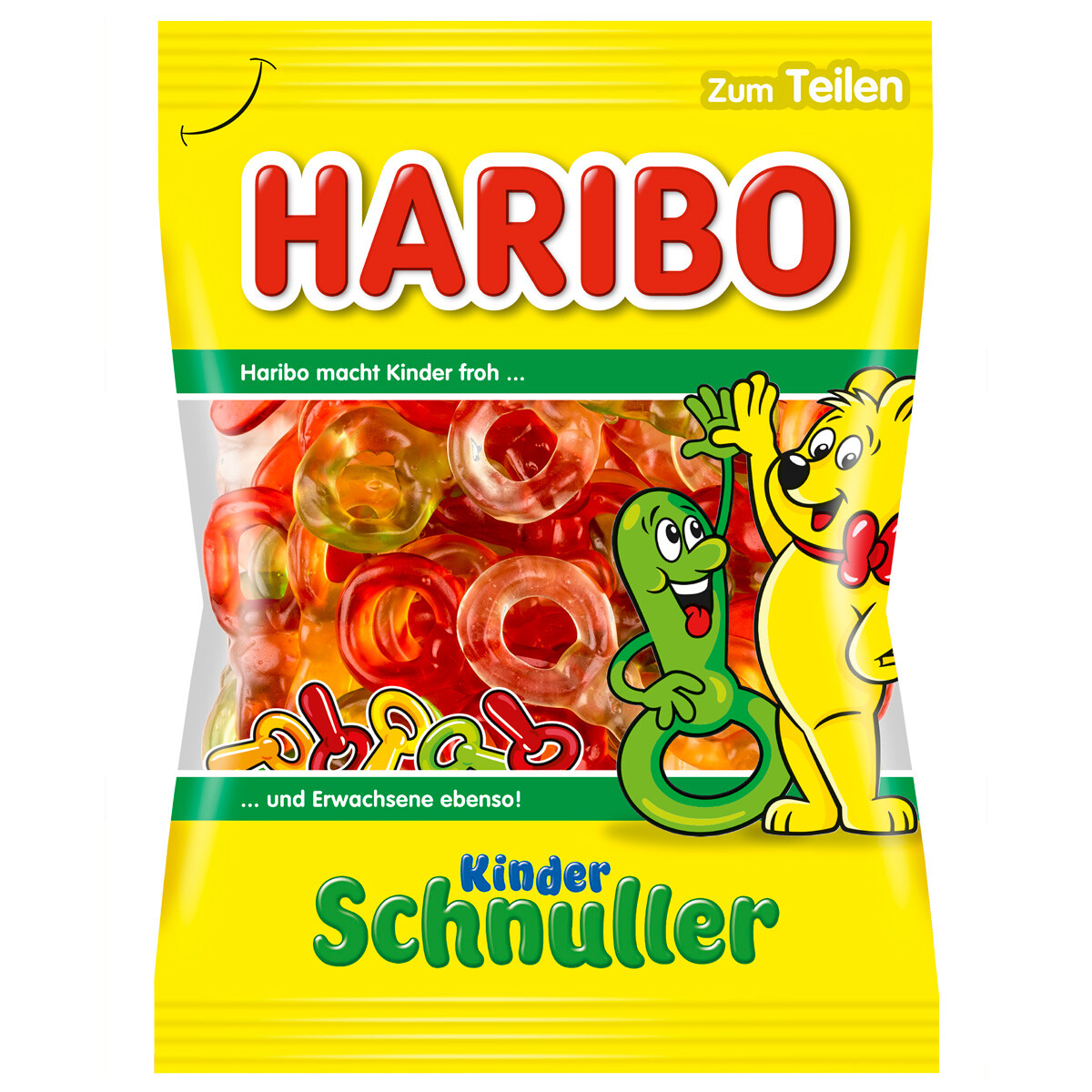 Haribo Infantil Gomas de Frutas Chupete Suave En El Consistencia