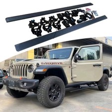 2PCS Power Side Step Electric Running Boards Fit For Jeep Gladiator JT 2020-2025