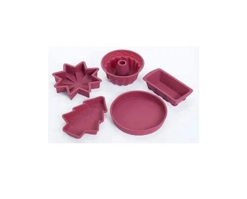 Silikon Backformen Kuchenform Kastenform Silikonform Backform Stern Rund Kugel - Bild 2 von 3
