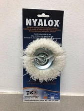 Dico 7200089 Nyalox Crimped Nylon Mandrel Mounted Cup Brush 12500 rpm 1 pc