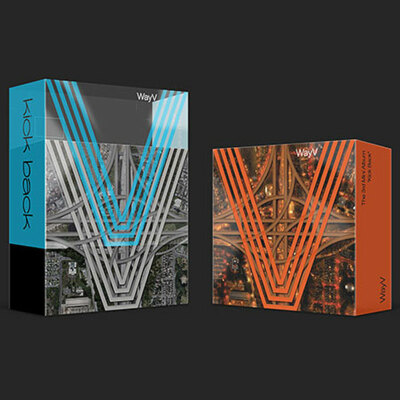 WAYV KICK BACK 3rd Mini Kihno Album 2 Ver SET 2 Air-Kit+2 Fold Foto+2 Foto Karte