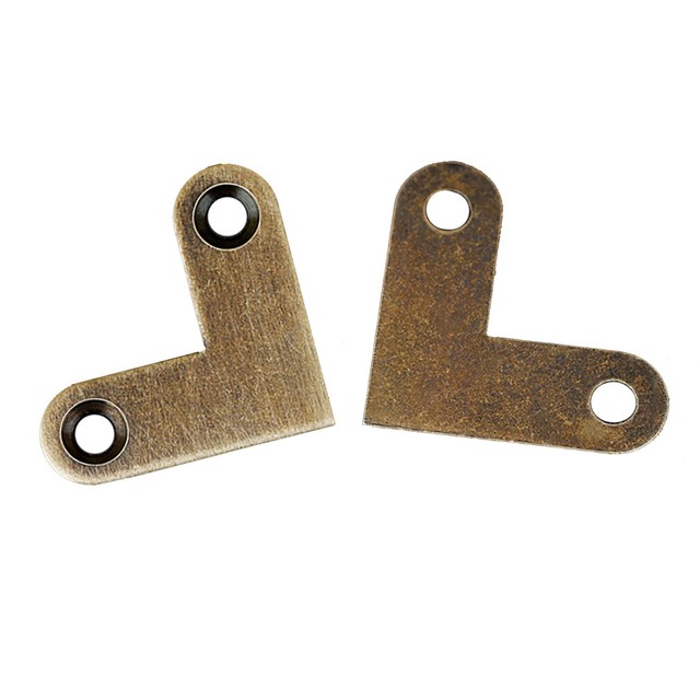 brass flat corner brace