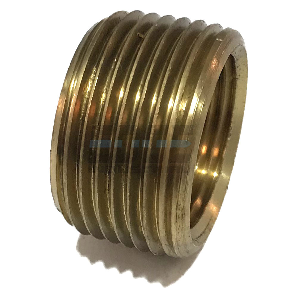 BRASS FACE BUSHING REDUCING NPT THREADS PIPE FITTING 1" MALE X 3/4" FEMALE  WOG