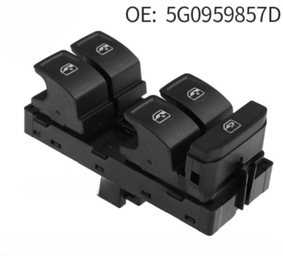Driver Side Master Power Window Switch Fit For VW Golf Jetta Tiguan 5G0959857D【