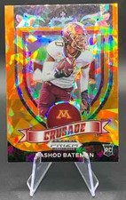 2021 Rashod Bateman RC #166 Panini Crusade Draft Picks Orange Ice Prizm Rookie