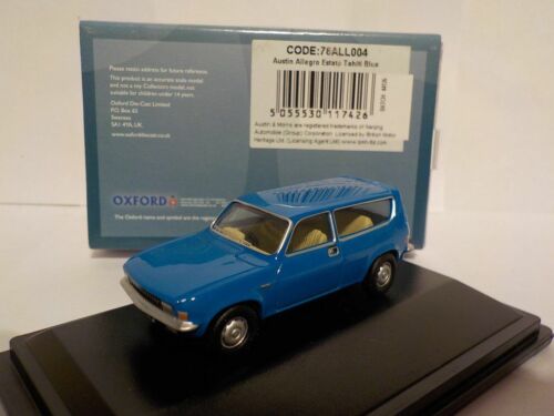 Model Cars.Austin Allegro, Blue, Oxford Diecast 1/76 New Dublo, Railway Scale - Picture 1 of 12