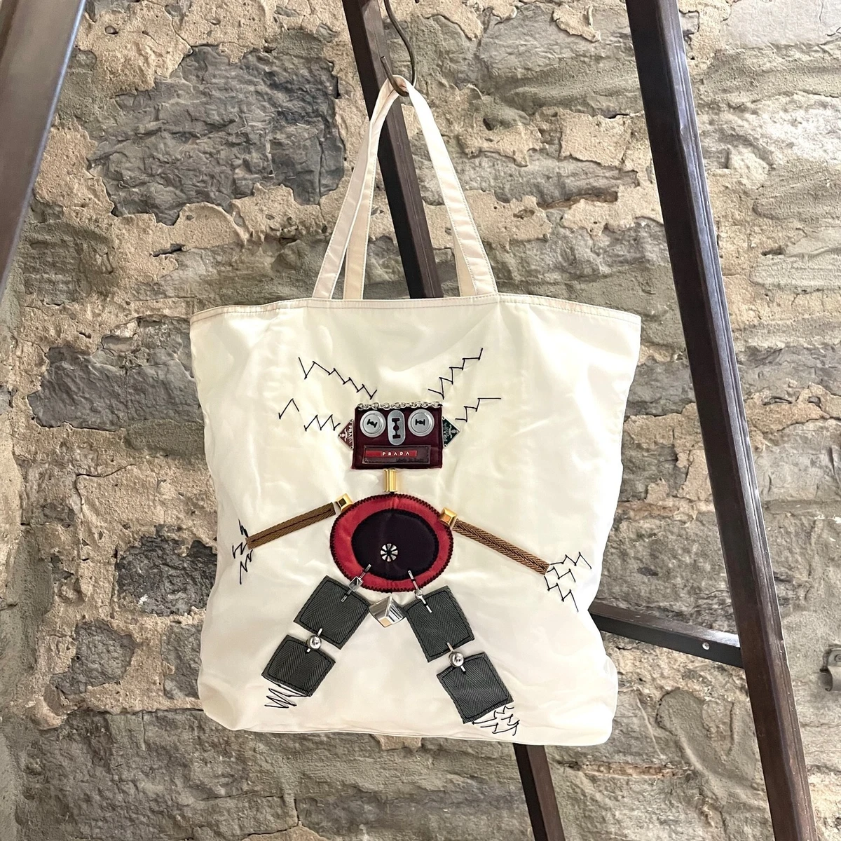 Prada, Bags, Prada Tessuto Tote Bag