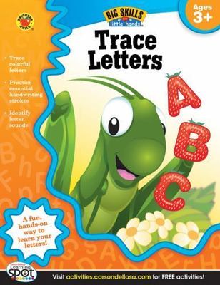 Big Skills for Little Hands  Trace Letters Work- paperback, Child, 9781620574447