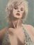 miniature 1  - Original Oil Painting - Unframed 24 x 18” - Blonde Model Bombshell Marilyn Style