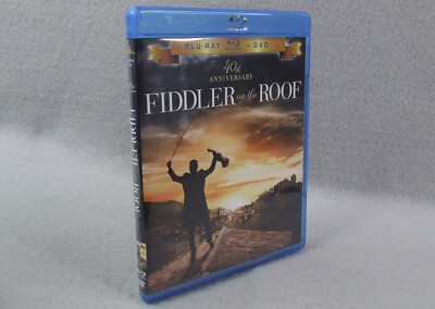 #ad Fiddler on the Roof 40th Anniversary Blu ray DVD 1971 Period Musical Film $8.99