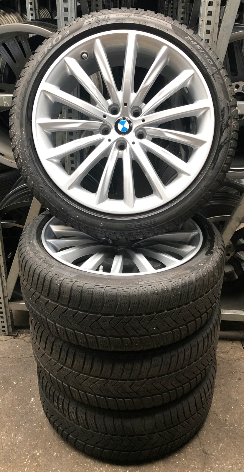 4 Orig BMW Winterräder Styling 633 245/40 R19 98V 5er G30 G31 あお様専用