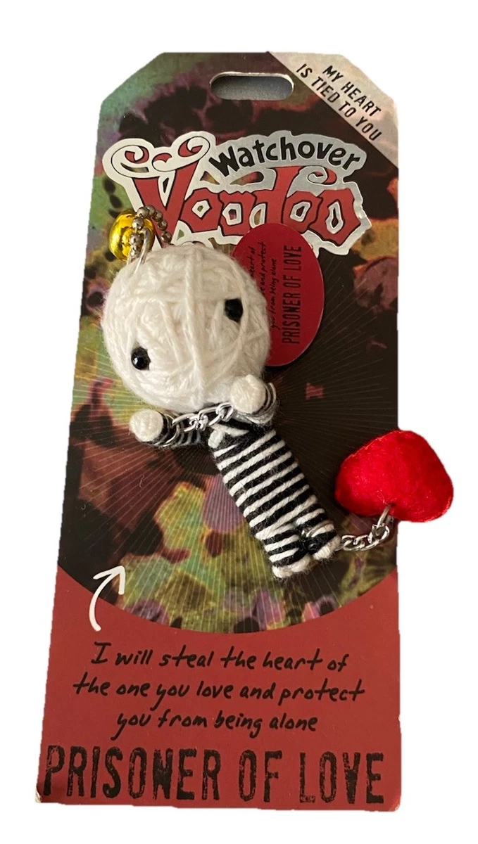 DOWAY Portachiavi A Forma Di Bambola Voodoo Spaventosa - Acrilico, Tema Halloween E Giorno Dei Morti, Regalo Malvagio Per Donne