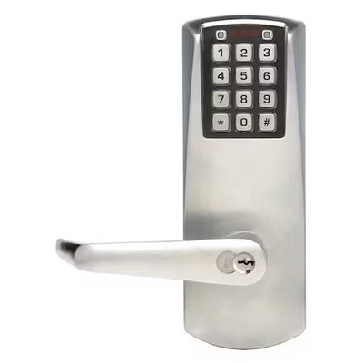 E-Plex E2032bll62641 Electronic Lock, Satin Chrome, 12 Button