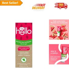 Delicious Fresh Watermelon Kids Toothpaste 4.2 Oz - Fluoride-Free  Gluten Free