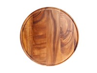 H&h Servierplatte Aus Dunklem Holz Cm36