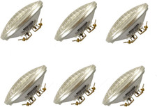 PAR36 6W LED Bulb 12V Warm White - 600-700Lm, 6 Pack, Replaces 35W Halogen