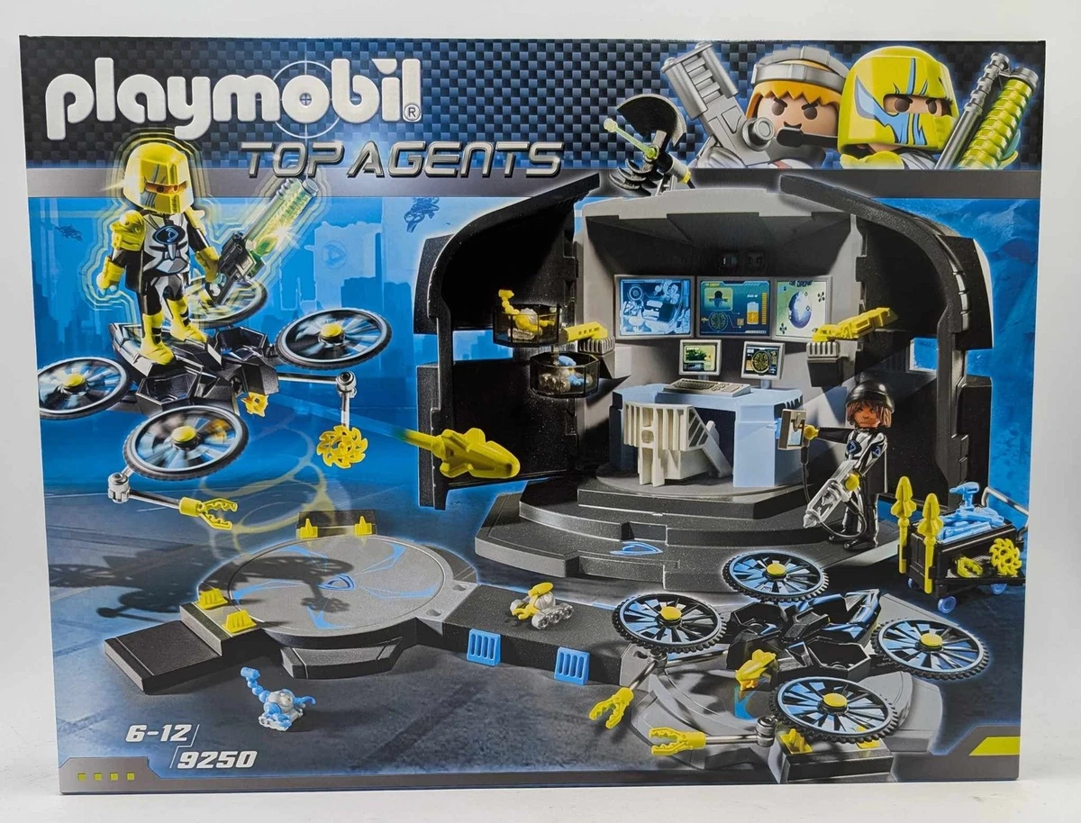Playmobil 9250 Top Agents Dr. Drone's Command Center Drohnen Hauptquartier NEU