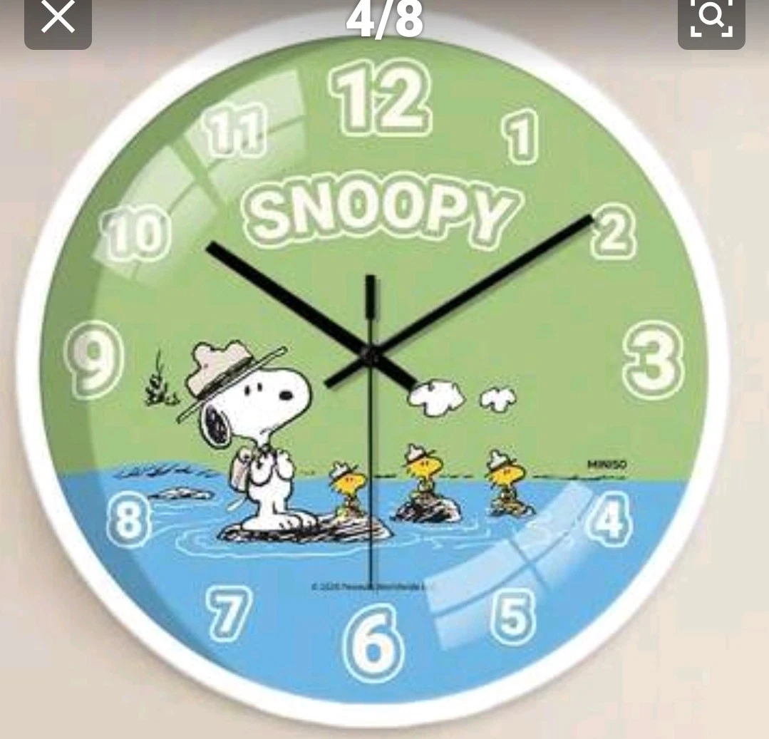 snoopy wall clock products for sale | eBay