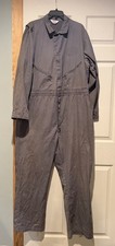 Vintage Walls Made USA Gray Mechanic Work Coveralls Mens L XL 44-46 Workwear