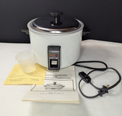 Rice Cooker Zojirushi NAZC-10 Steamer 5 Cup Tested