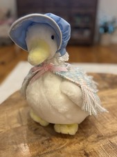 Vintage Eden Plush Beatrix Potter Jemima Puddle Duck Stuffed Animal B6- Nice 