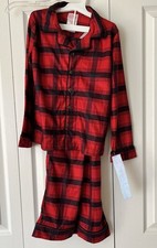 Wondershop Kids Christmas Red Plaid Pajama Set for Boys/Girls Size 6/7
