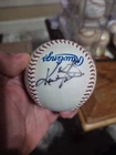 KEVIN FOSTER And MIKE PEREZ Cubs Signed Baseball