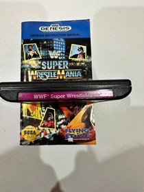WWF Super WrestleMania (Sega Genesis, 1992) Complete TESTED CIB AUTHENTIC