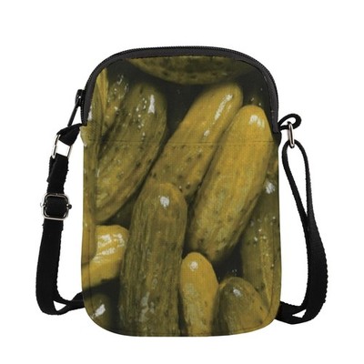Pickle Crossbody Bag Lovers Gift Pickle Party Cucumber Gift For Women Eater S...