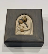 Willow Tree Trinket Box Holy Family Memory Box A Child is Born Susan Lordi 2006