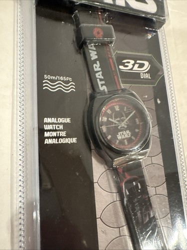 Rare STAR WARS Dar Vader Analogue Watch - 3D Cool Dial 2012 - Picture 3 of 3