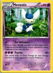 Meowstic 43/106 XY Flashfire Holo Rare Deck Exclusives