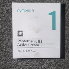 numbuzin - No.1 Pantothenic B5 Active Soothing Cream 80ml BNIB K-Beauty exp2027+