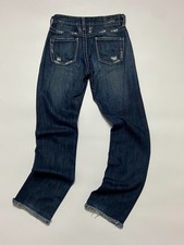 Marith  et Fran ois Girbaud Women  s Jeans Dark Wash  Distressed Hem  Authentic