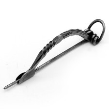 Hand Forged Iron Steel Maiden Hairpin Accessory - Versatile Ornate