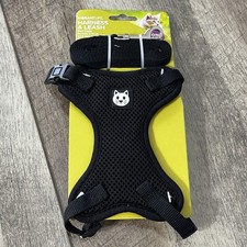 Cat Harness and Leash for Walking One Size Black