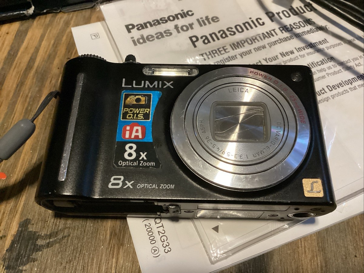 Panasonic Lumix DMC-ZR1 12.1MP Compact Digital Camera Black Works