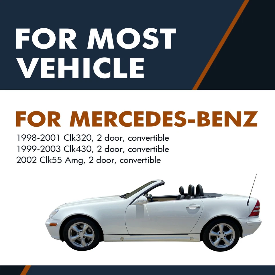 Juego de 4 soportes de elevación de la tapa del maletero delantero del capó trasero para Mercedes-Benz Clk430 1999-2003 Foto 2 de 4